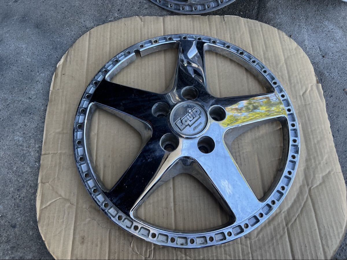 中古】WORK Equip ワーク エクイップ 18インチ メッキ 希少 DDC リム