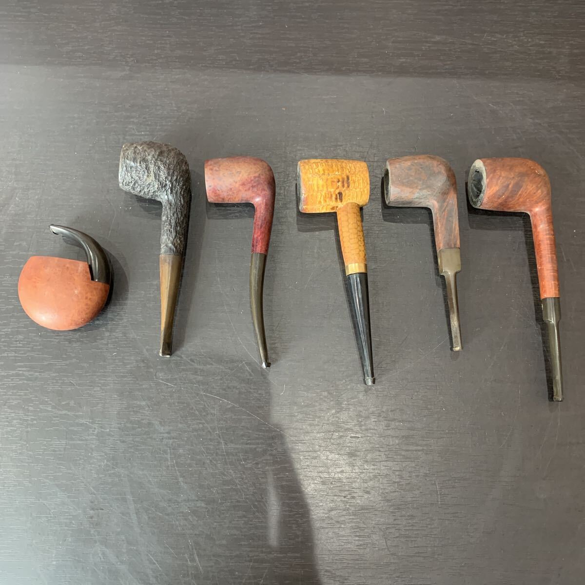 中古】〆ガラス製 キセル 他2本セット 煙管 喫煙具 煙草用具