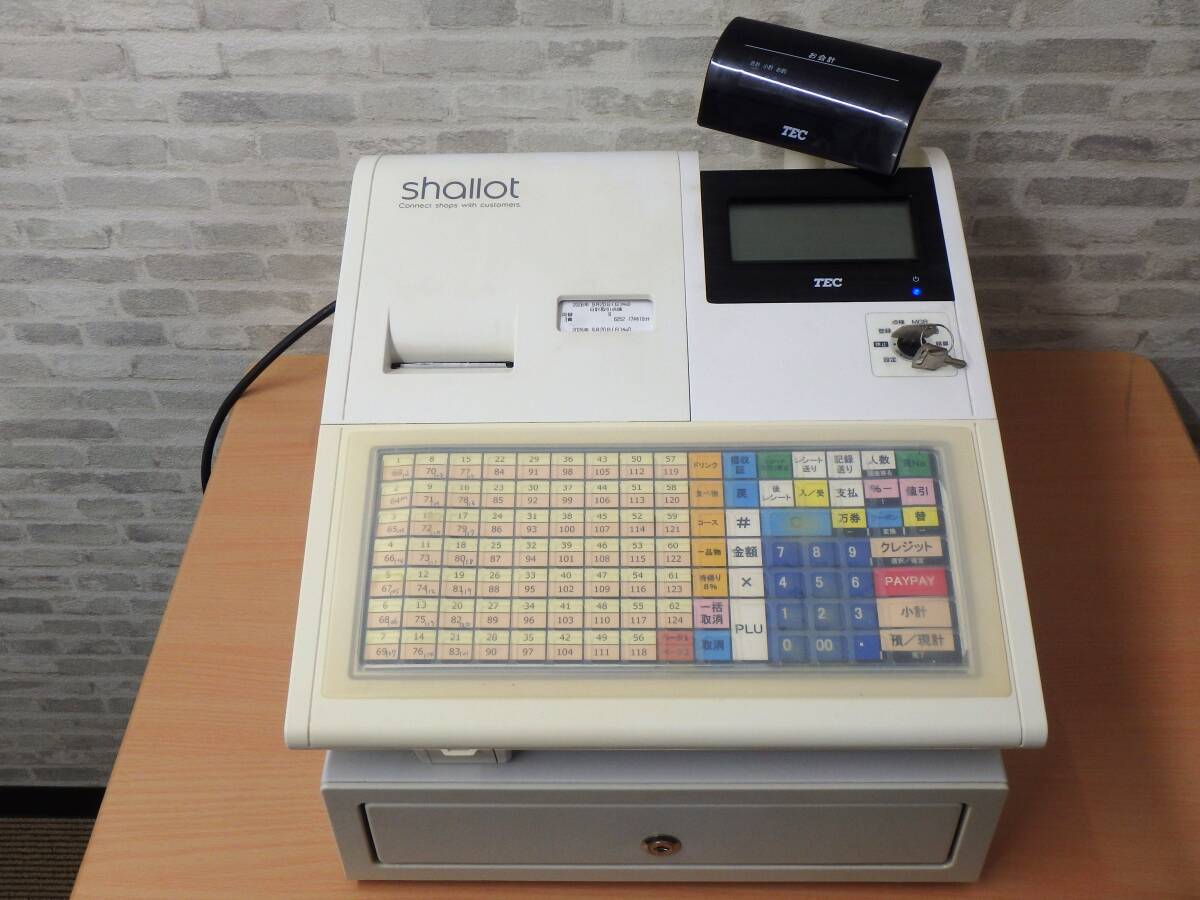 中古】東芝テック(東芝TEC) 電子レジスター「MA-301」☆カギ・インク