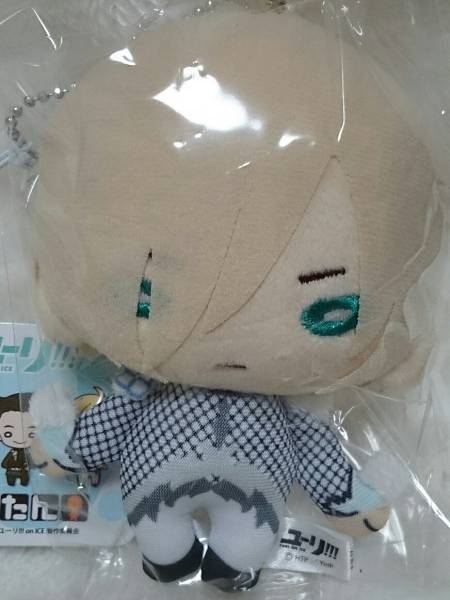 ユーリオンアイス　サンリオ　ぬいぐるみ　勇利　ヴィクトル　ユーリ ユーリ!!! on ICE サンリオ カフェ ぬいぐるみ ヴィクトル勇利etc