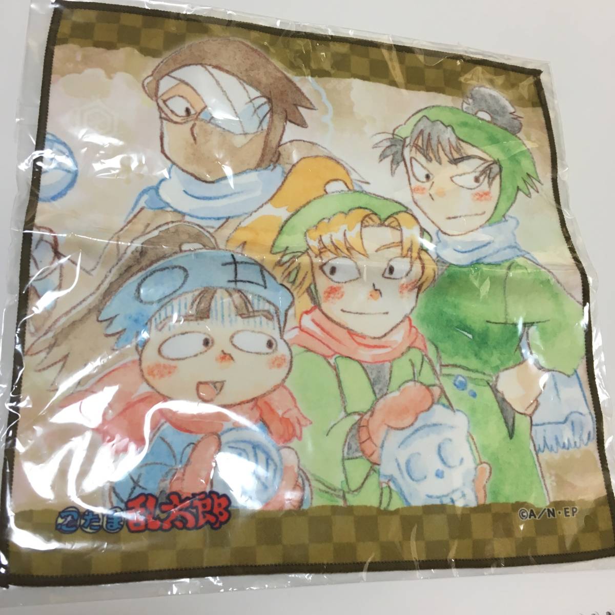 新品】新品 忍たま乱太郎 タオル ハンカチ 善法寺伊作 鶴町伏木蔵 雑渡