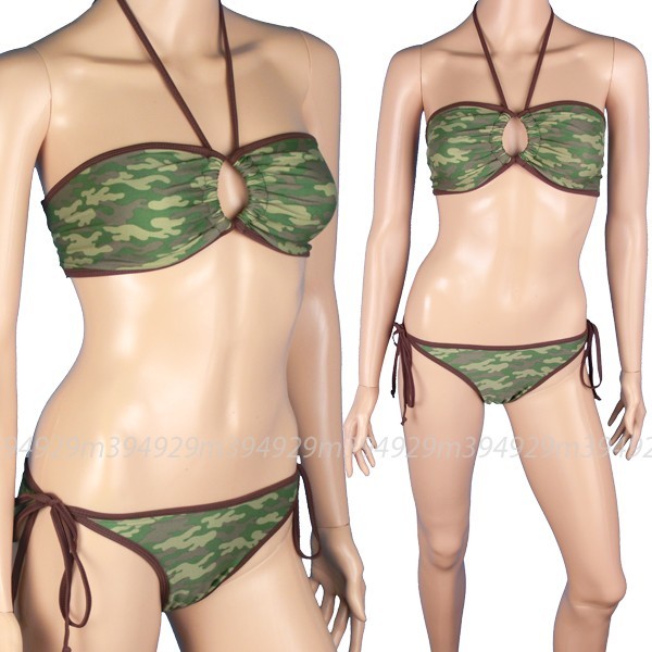 ビキニ水着 セクシーなカモフラージュ柄/迷彩柄 新品】送料込 匿名配送