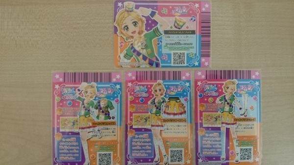 アイカツ 2015 6弾 レア ファインドラム コーデ ひなき セットの落札