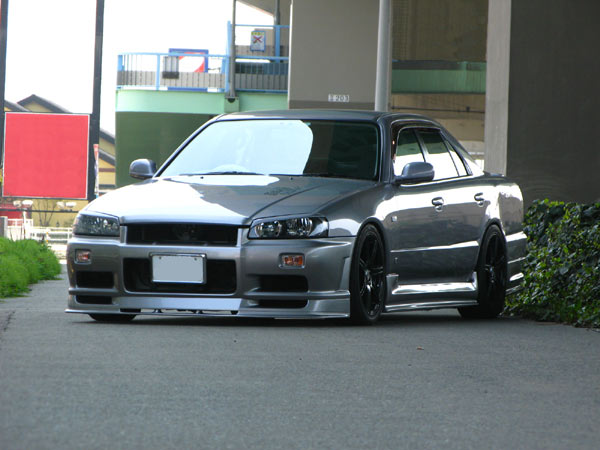 新品】ユーラス URAS TYPE-R ER34 スカイライン4Dr エアロ3点セット