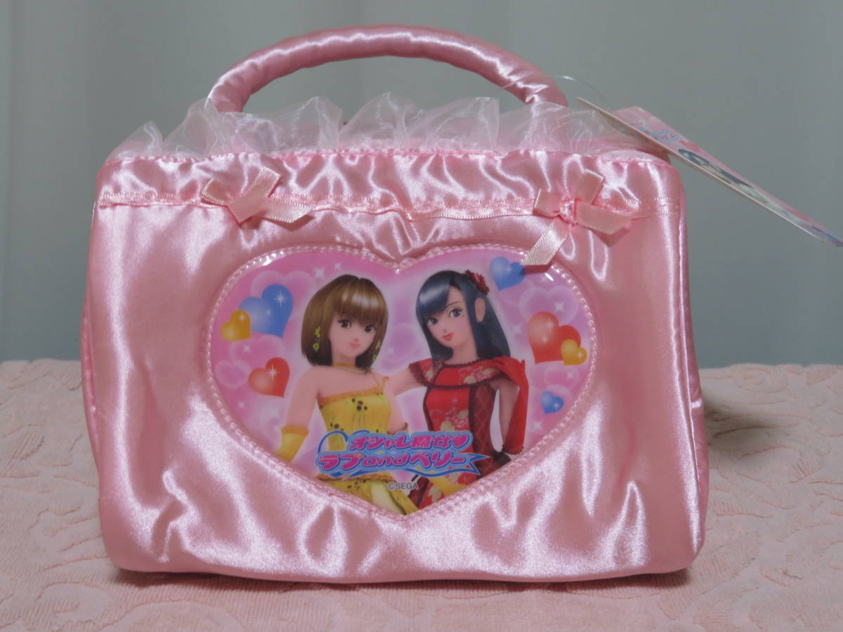 新品】オシャレ魔女 ラブandベリー サテン バッグ ピンク ラブベリの