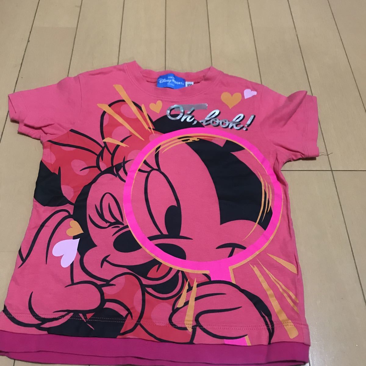 Disney ディズニー 半袖tシャツ ピンク 100 ミニー 日本正規代理店品 Disney ディズニー 半袖tシャツ ピンク 100 ミニー 日本正規代理店品