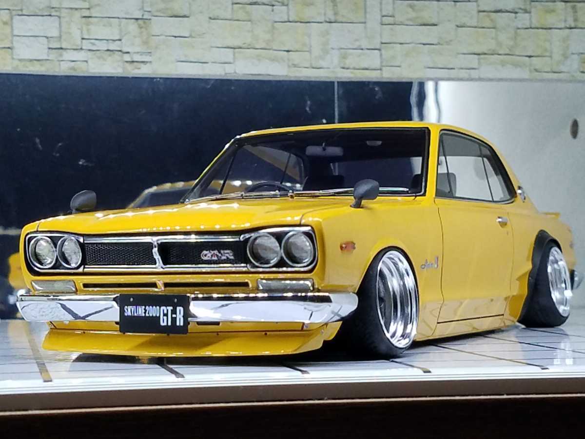 1/18イグニッションモデル ハコスカGTR ワタナベ深リムカスタム 1/18 オートアート ハコスカ GTR ワタナベ深リムスーパーワイド