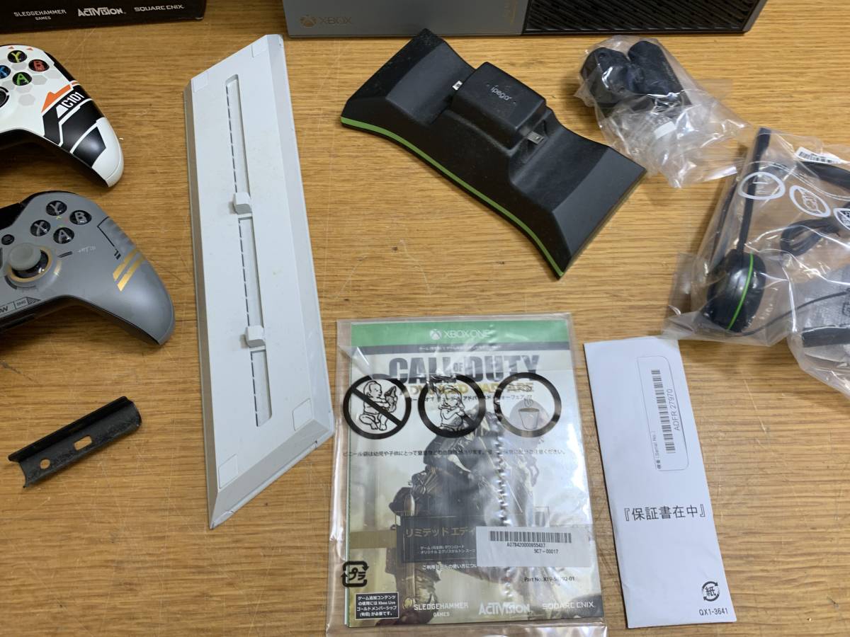 Xbox One 1tb コール オブ デューティ アドバンスド ウォーフェア カスタム デザイン ワイヤレス コントローラー同梱 1540 の落札情報詳細 ヤフオク落札価格情報 オークフリー スマートフォン版