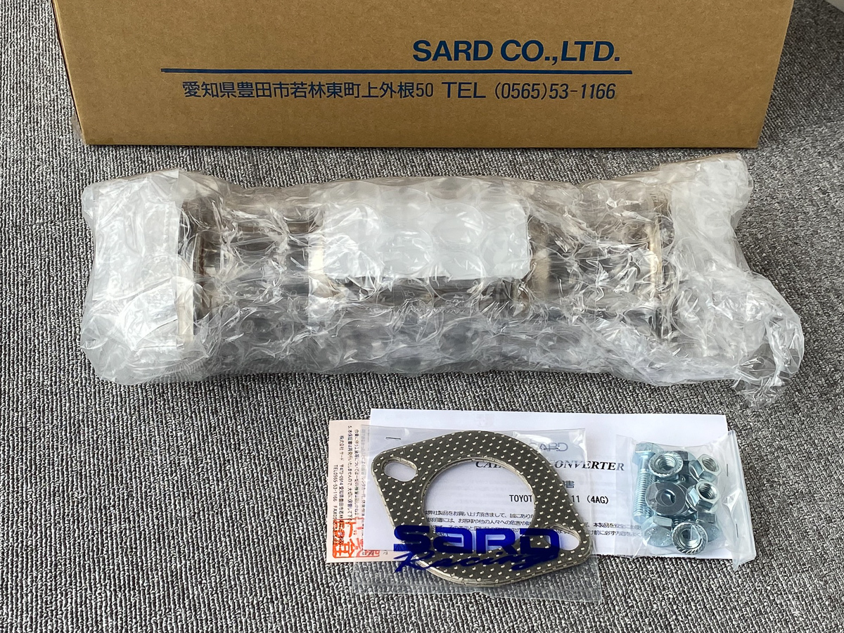 新品 Sard スポーツキャタライザー E Ae111 レビン トレノ 排気温度センサー無車 0 サード メタルキャタライザー 触媒 の落札情報詳細 ヤフオク落札価格情報 オークフリー スマートフォン版