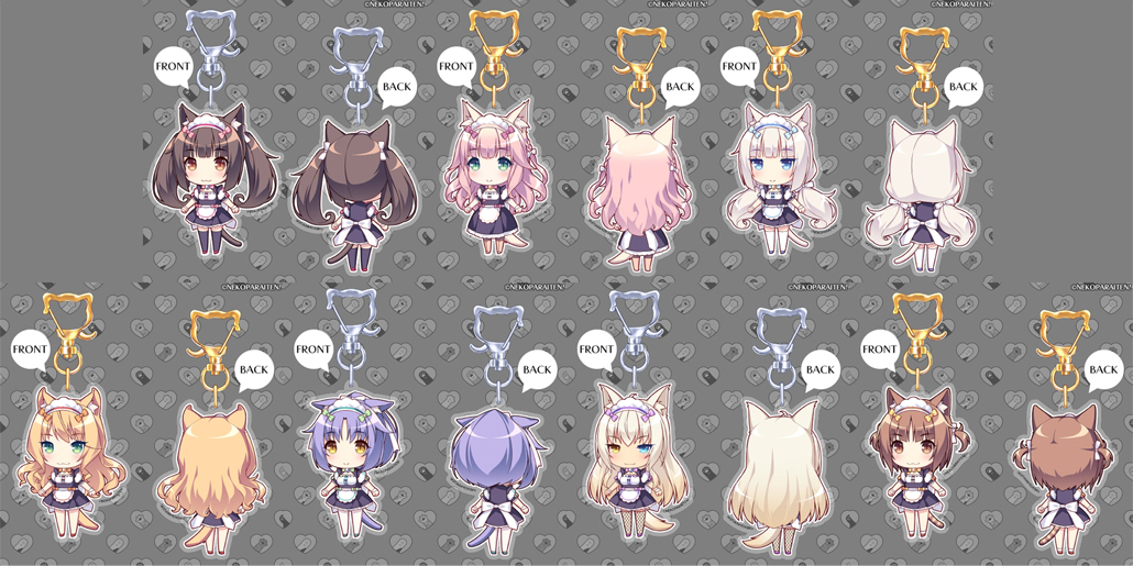 6種セット】ネコぱら アクリルキーホルダー ネコぱらいてん！