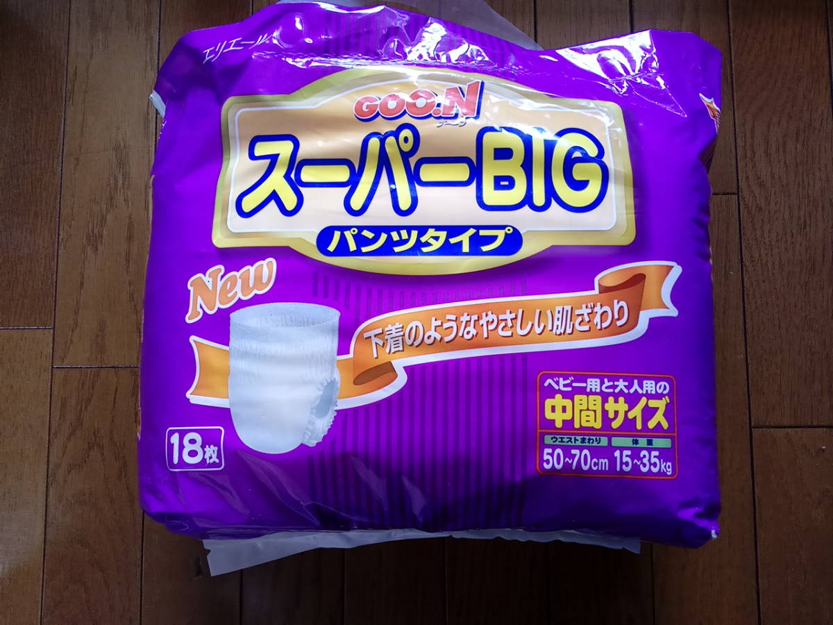 Goonスーパービックパンツタイプ 14枚入り×12袋（6パック入り二箱分