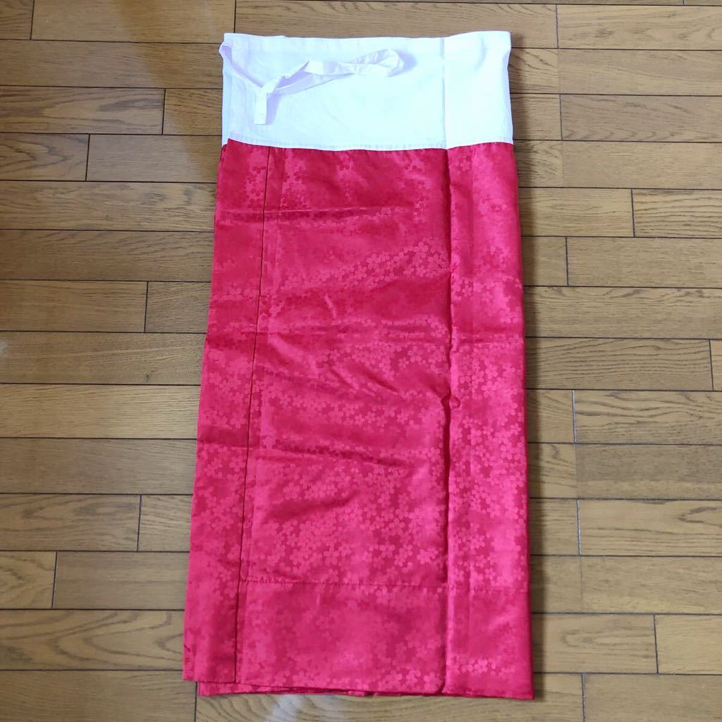 着物 二部式 長襦袢 裾よけのみ 腰巻き M 赤 踊り 着付け 和装 イベント リメイク 裏地 に の落札情報詳細 ヤフオク落札価格情報 オークフリー スマートフォン版