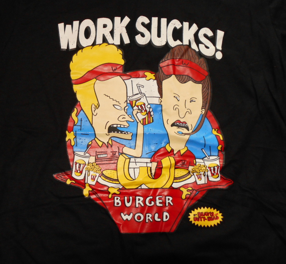 新品 新品 Beavis And Butt Head ビーバス アンド バットヘッド プリントtシャツ L Mtv の落札情報詳細 ヤフオク落札価格情報 オークフリー スマートフォン版