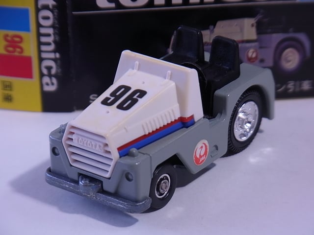 新品】絶版黒箱トミカ 96 JAL日本航空コンテナ牽引車 美品 日本