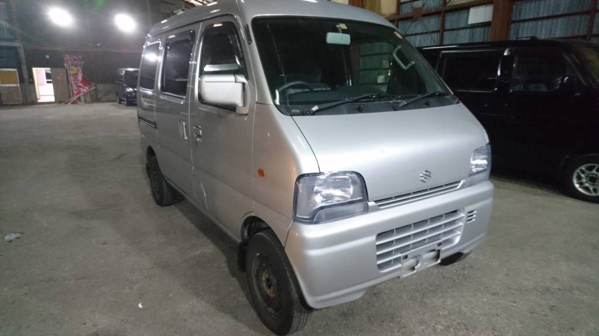 山形発 4wd 03年式 スズキ エブリィ ジョインハイルーフ Le Da62v シルバー 5mt 軽バン 軽自動車 予備検査付 格安中古車1万スタート の落札情報詳細 ヤフオク落札価格情報 オークフリー スマートフォン版