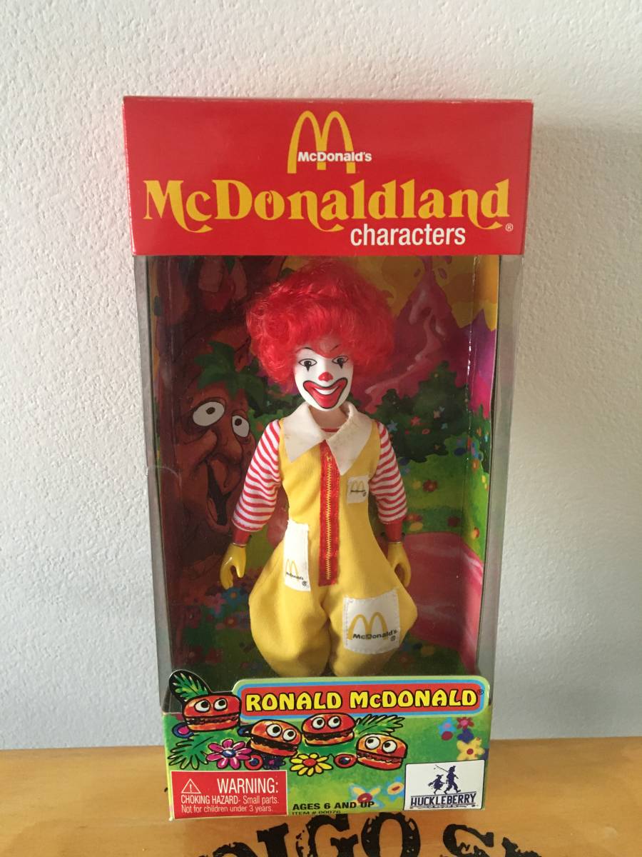 新品 Hucklberry マクドナルド キャラクターズ ドナルド マクドナルド Ronald Mcdonald 箱付き 箱に傷あり の落札情報詳細 ヤフオク落札価格情報 オークフリー スマートフォン版