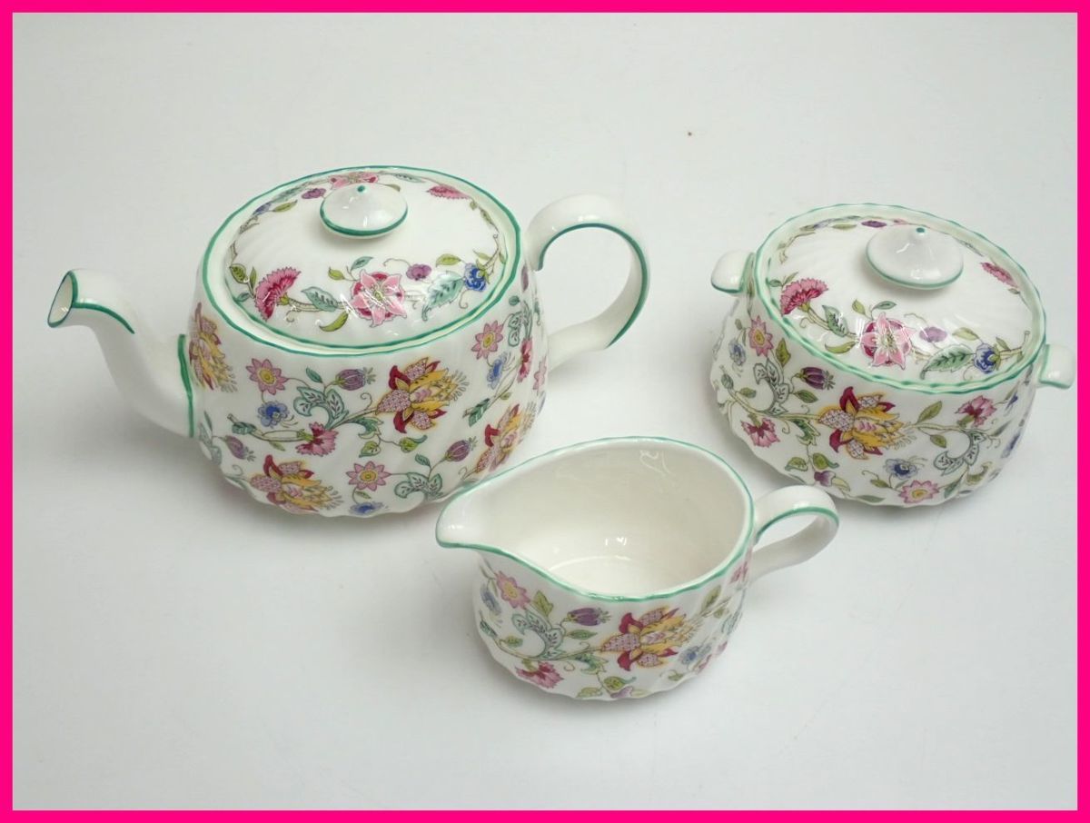 ☆一部美品 MINTON/ミントン ハドンホール ティーポット + ☆一部美品 MINTON/ミントン ハドンホール ティーポット +