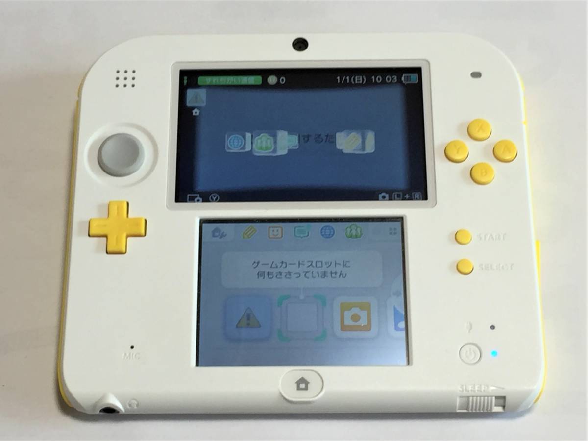 任天堂 ニンテンドー2DS 本体 スーパーマリオパック ホワイトイエロー