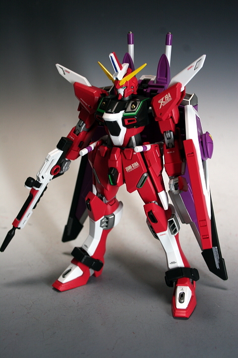 MG ジャスティスガンダム 全塗装完成品 HGCE 楽しくっ インフィニット