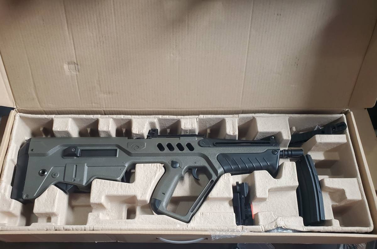 S T タボール21 Explorer Ver Od S Taeg10od 電動ガン 動作確認済み ドットサイト付き の落札情報詳細 ヤフオク落札価格情報 オークフリー スマートフォン版