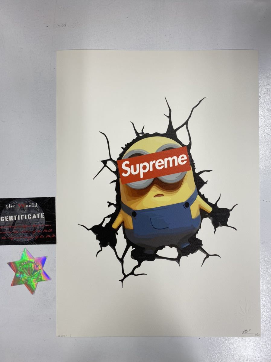 新品】現代アート！2020年！世界限定100枚 thc World supreme Louis 