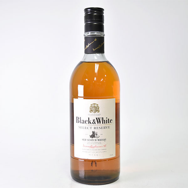 1円 古酒 ブラック ホワイト セレクト リザーブ 750ml 43 スコッチ ウイスキー Black White D12 の落札情報詳細 ヤフオク落札価格情報 オークフリー スマートフォン版