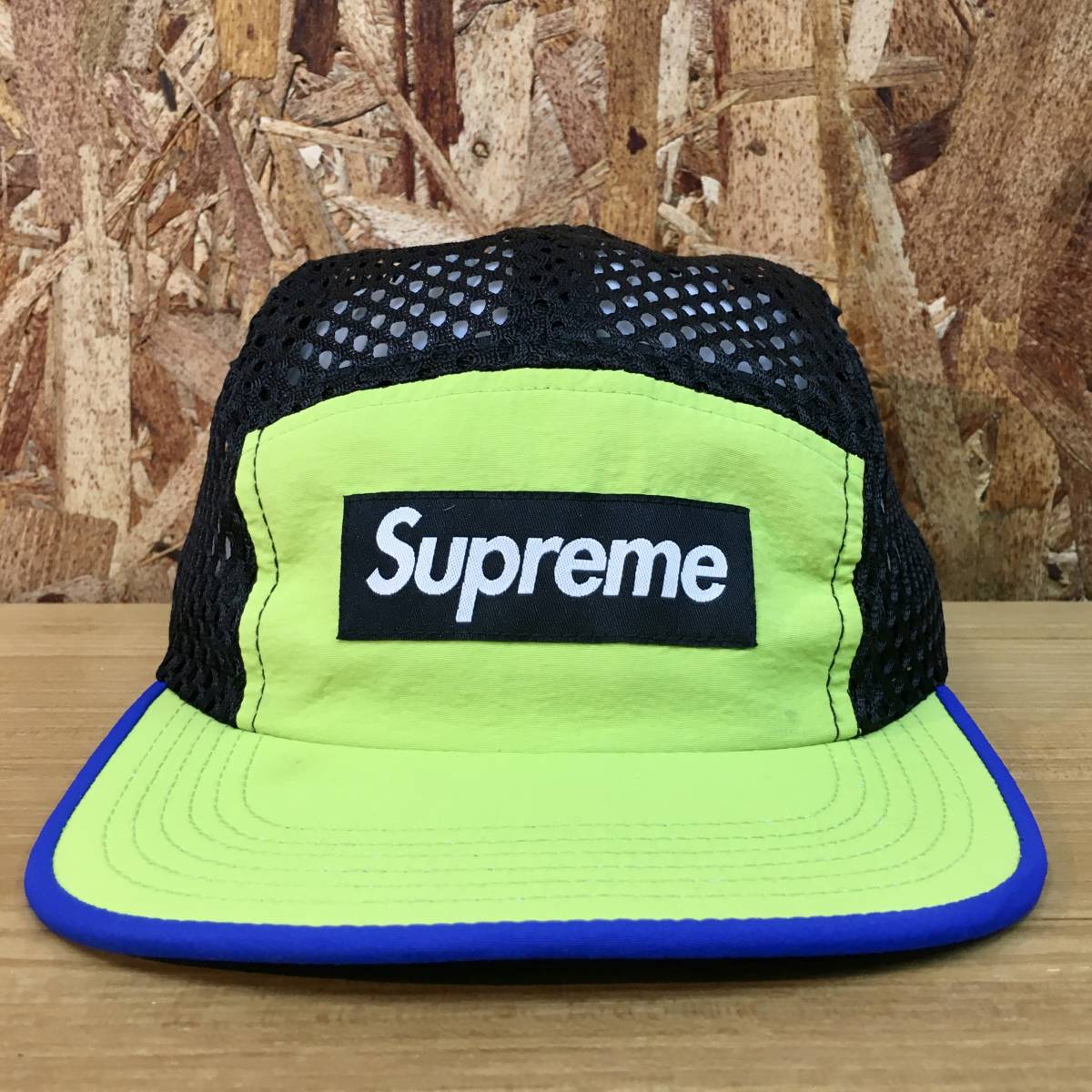 SUPREME 蛍光グリーン キャップ Supreme シュプリーム 2024AW Pigment S Logo 6-Panel ピグメントSロゴ