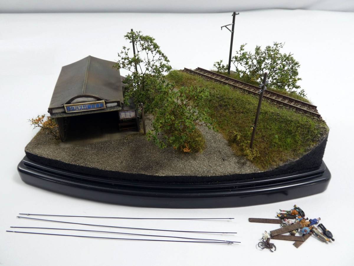 6 127 ミニジオラマ 駅前車庫 田舎 建物 ストラクチャー 鉄道模型 Szih の落札情報詳細 ヤフオク落札価格情報 オークフリー スマートフォン版