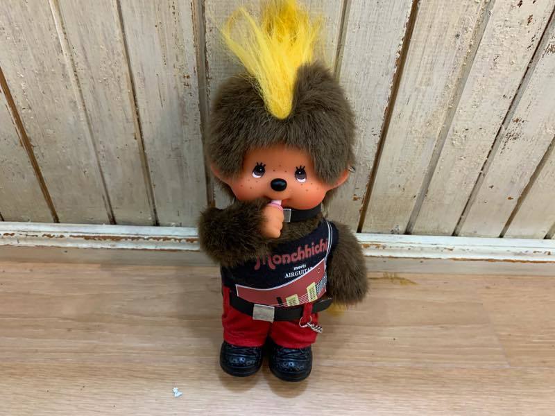 ☆レア！！ モヒカン エアギターモンチッチ パンク ロック Monchhichi