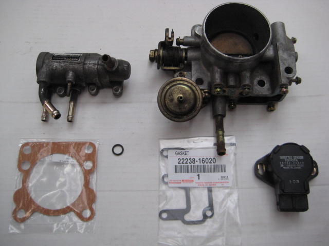 新品】♪ 新品ガスケット付き AE86 レビン トレノ4AG スロットル