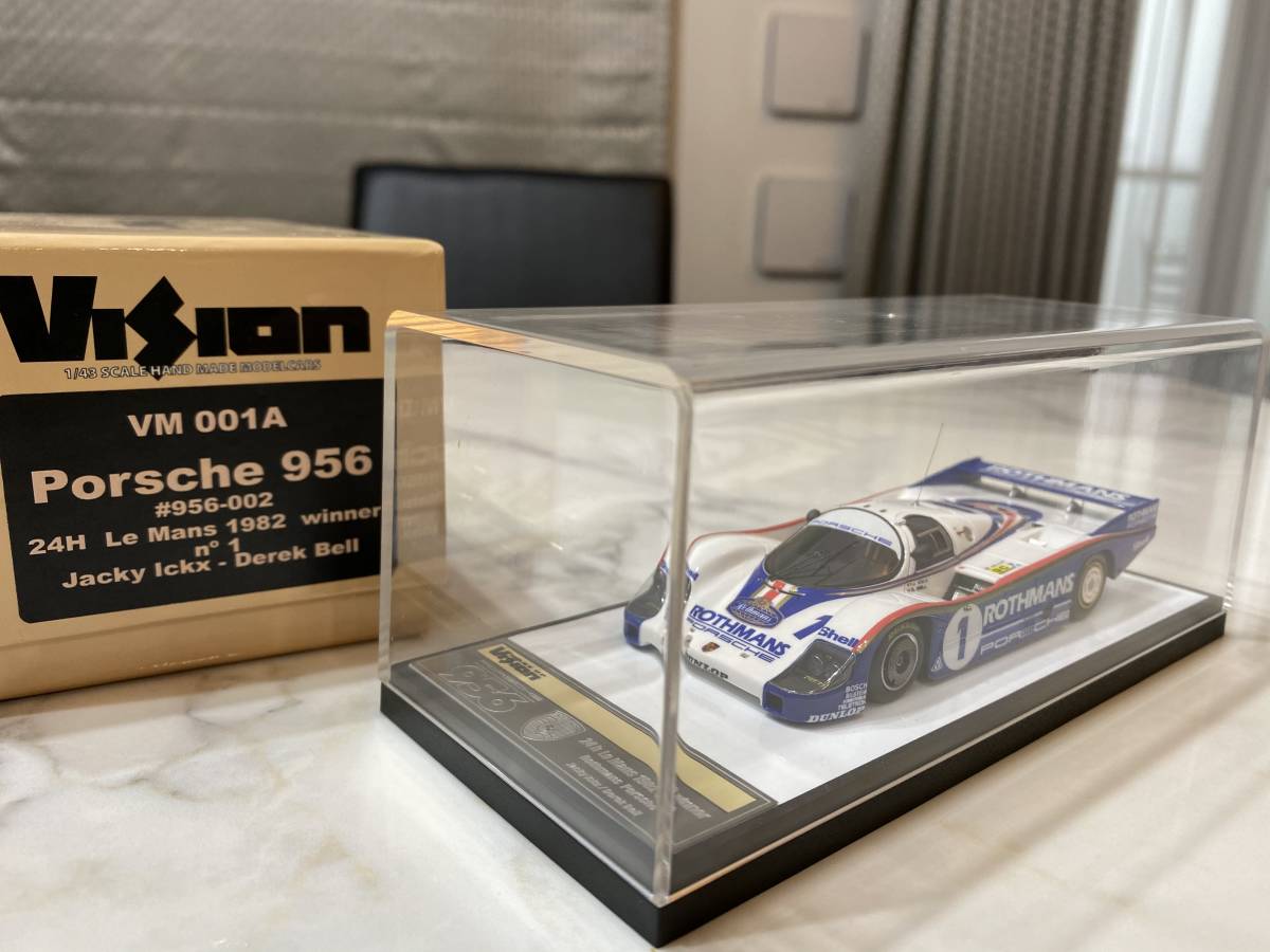 アイドロン1/43 vision ポルシェ956 ルマン24H 1982 Vision Porshe956 #956-002 24H LeMans1982 winner n°1 ヴィジョン