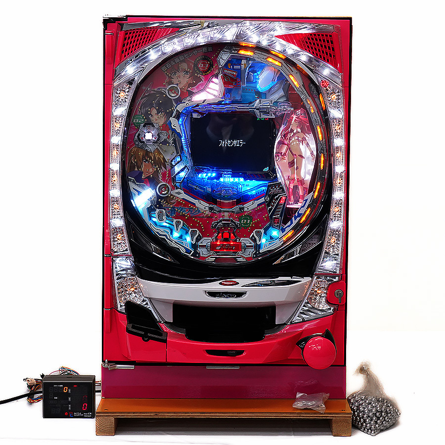 実機 CR蒼穹のファフナー 循環加工 土台付き ファフナー パチンコ台