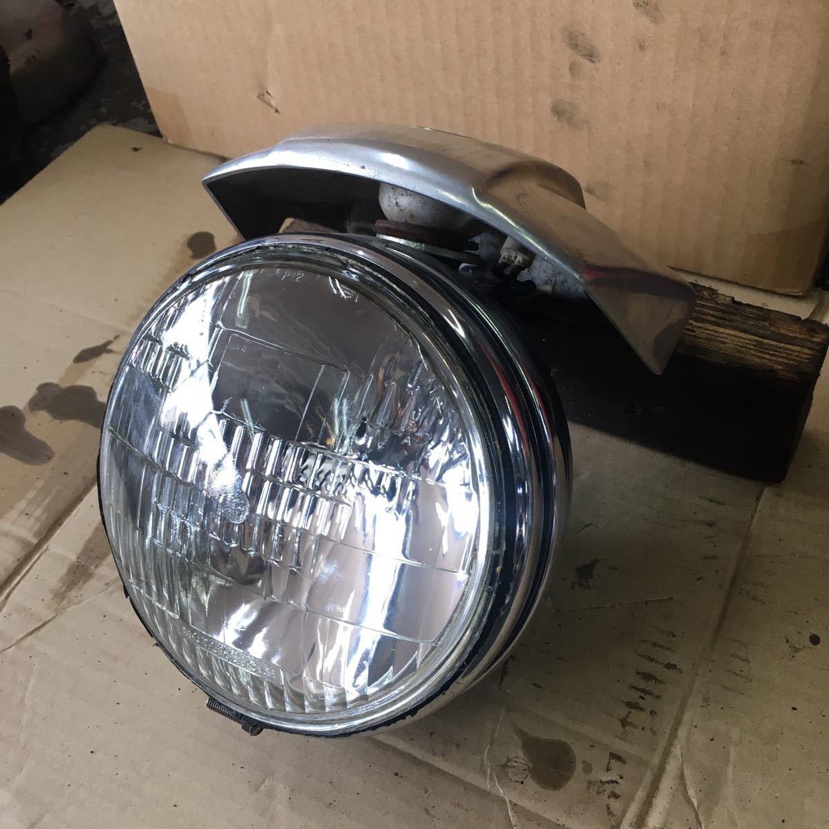 ビンテージ ガイド トラクターライト guide ヘッドライト ハーレー