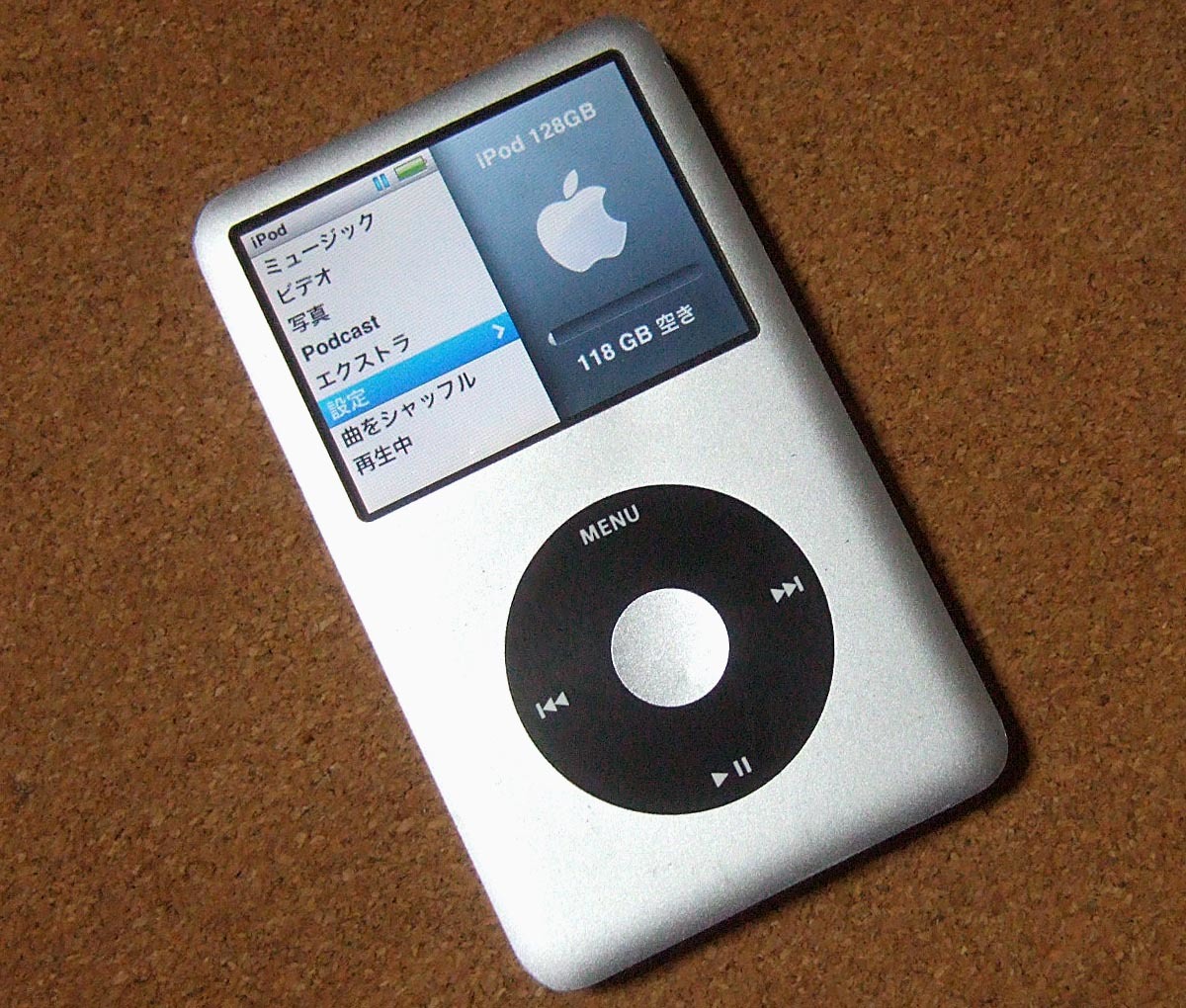 Apple iPod classic 第6世代 SD化 128gb グレー