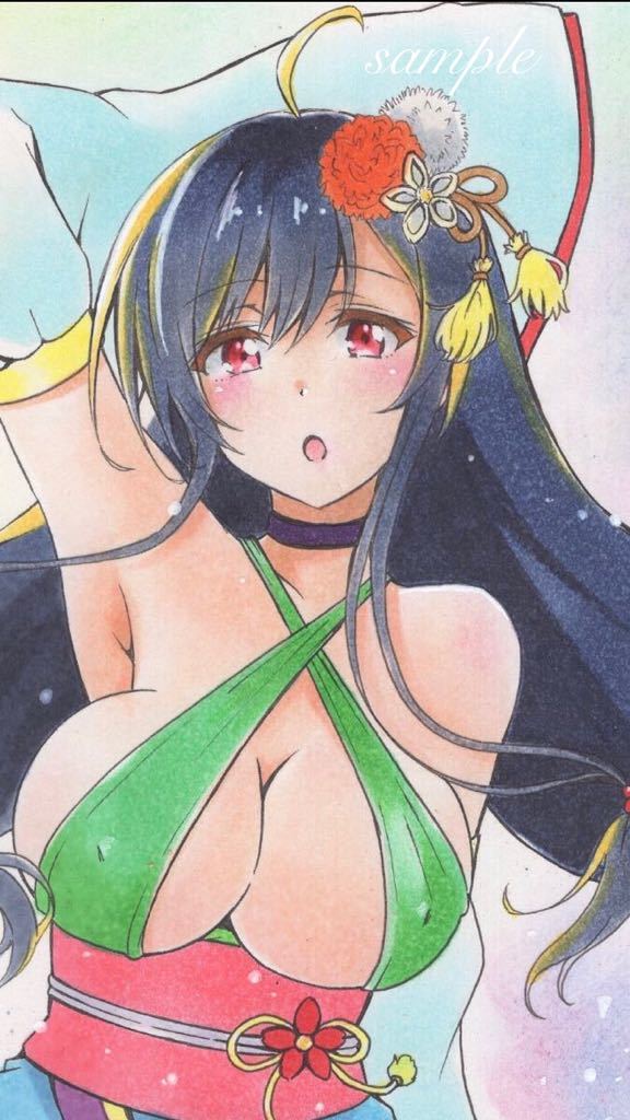 新品 手描きイラスト オリジナルキャラ 和風女神 サイズイラストボード の落札情報詳細 ヤフオク落札価格情報 オークフリー スマートフォン版