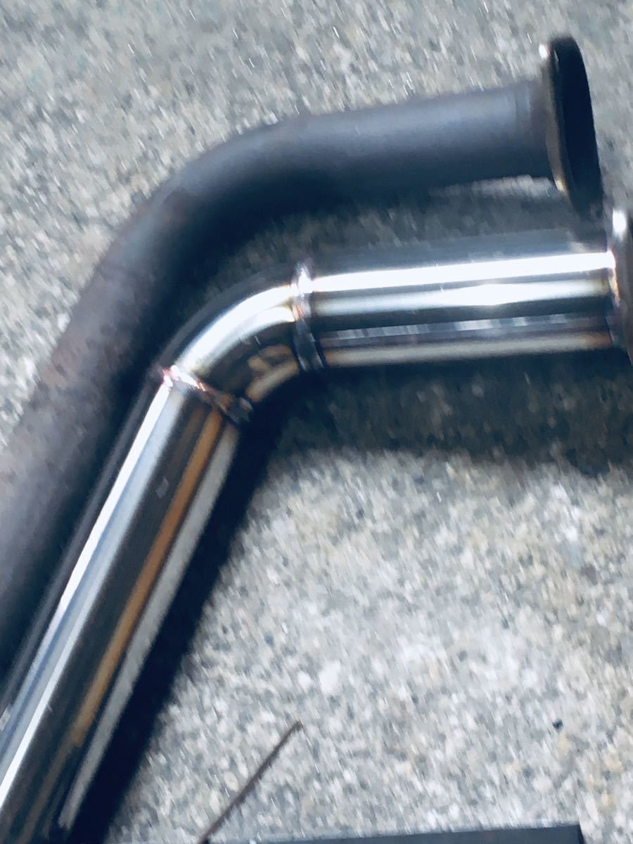 ランクル100ディーゼル 特注76.3mmフロントパイプ ランドクルーザー100