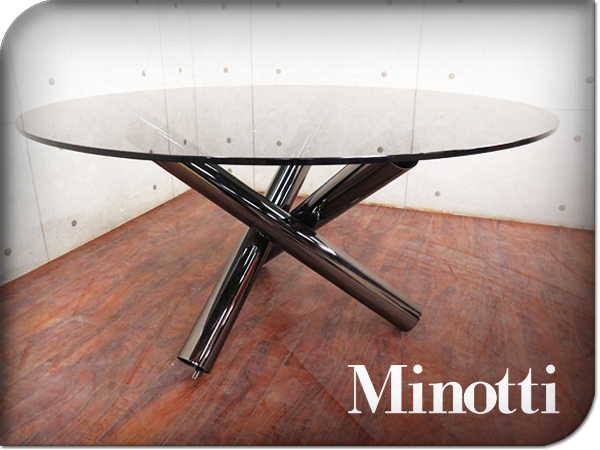 フェレルminotti VAN DYKE ダイニングテーブル □展示品□未使用品□Minotti/ミノッティ□イタリア□最高級□RODOLFO