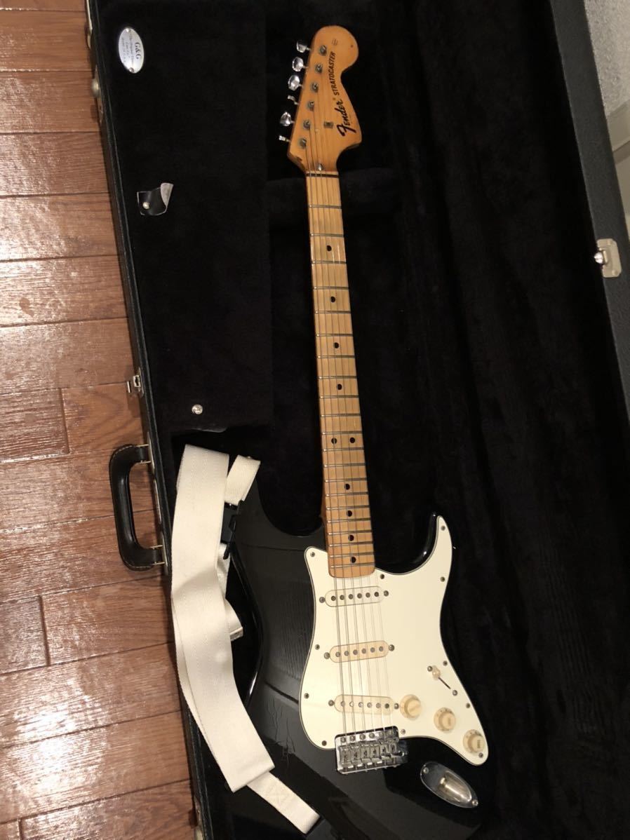 Fender Usa 1974 Stratocaster ストラト 1974年製 黒メイプル ビンテージ イングヴェイ仕様 の落札情報詳細 ヤフオク落札価格情報 オークフリー スマートフォン版