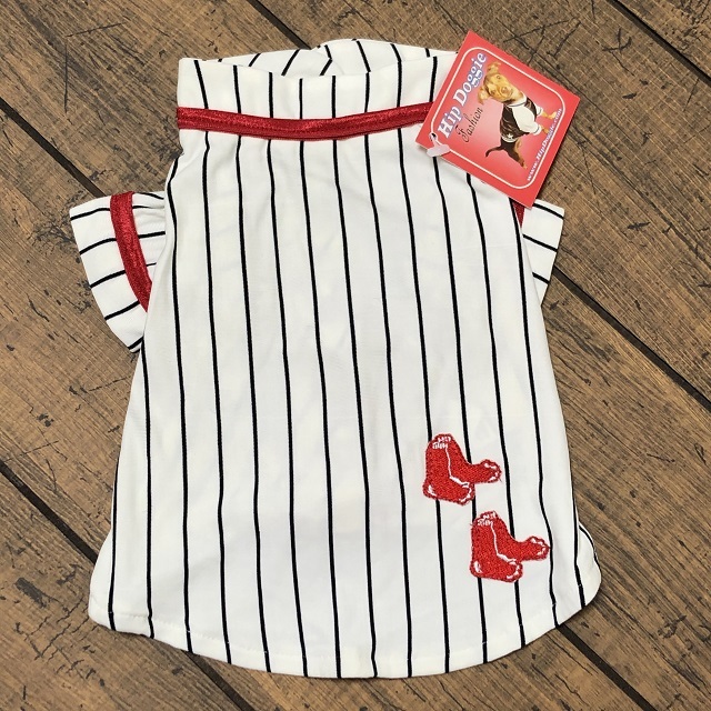 新品 Hip Doggie ストライプ ｓサイズ ヒップ ドギー べースボールユニフォーム 野球 ドッグウェア 犬服 の落札情報詳細 ヤフオク落札価格情報 オークフリー スマートフォン版