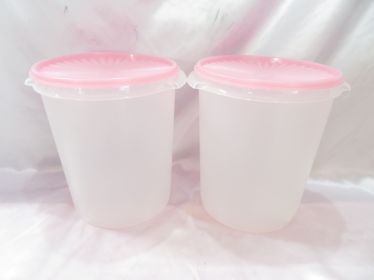 Tupperwareタッパーウェア　 システムドロワー　4個セット　ピンク Tupperwareタッパーウェア システムドロワー 4個セット ピンク