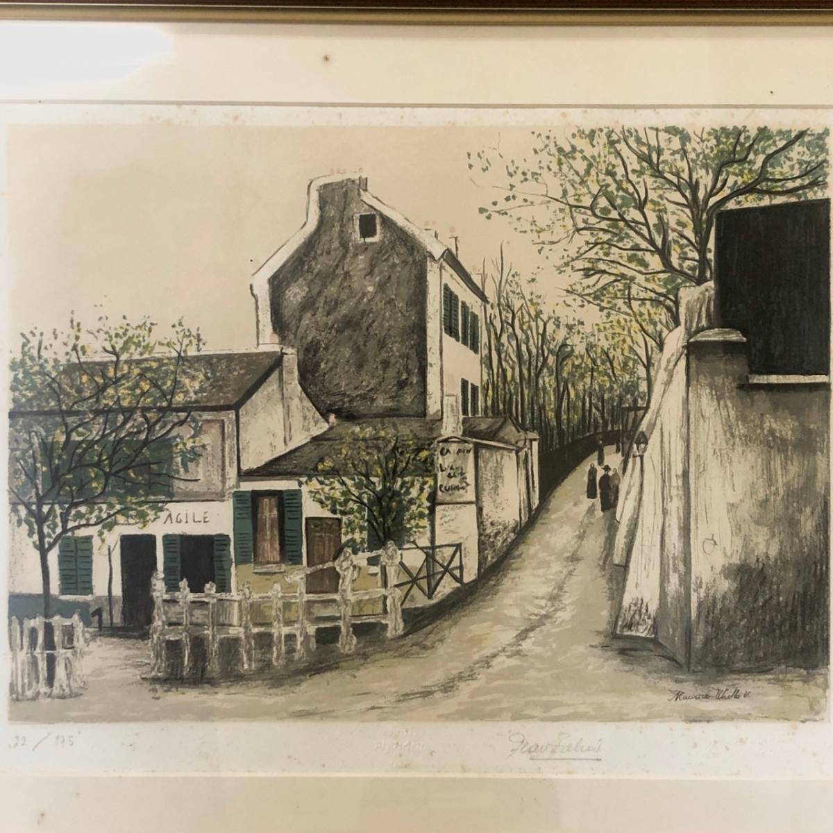 モーリス・ユトリロ（リトグラフ） Amazon | モーリス ユトリロ『ノートルダム寺院 【首都パリ】』絵画