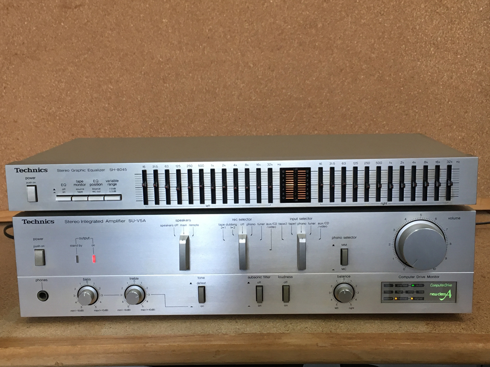 Technics テクニクス SU-V5A プリメインアンプ SH-8045 イコライザー