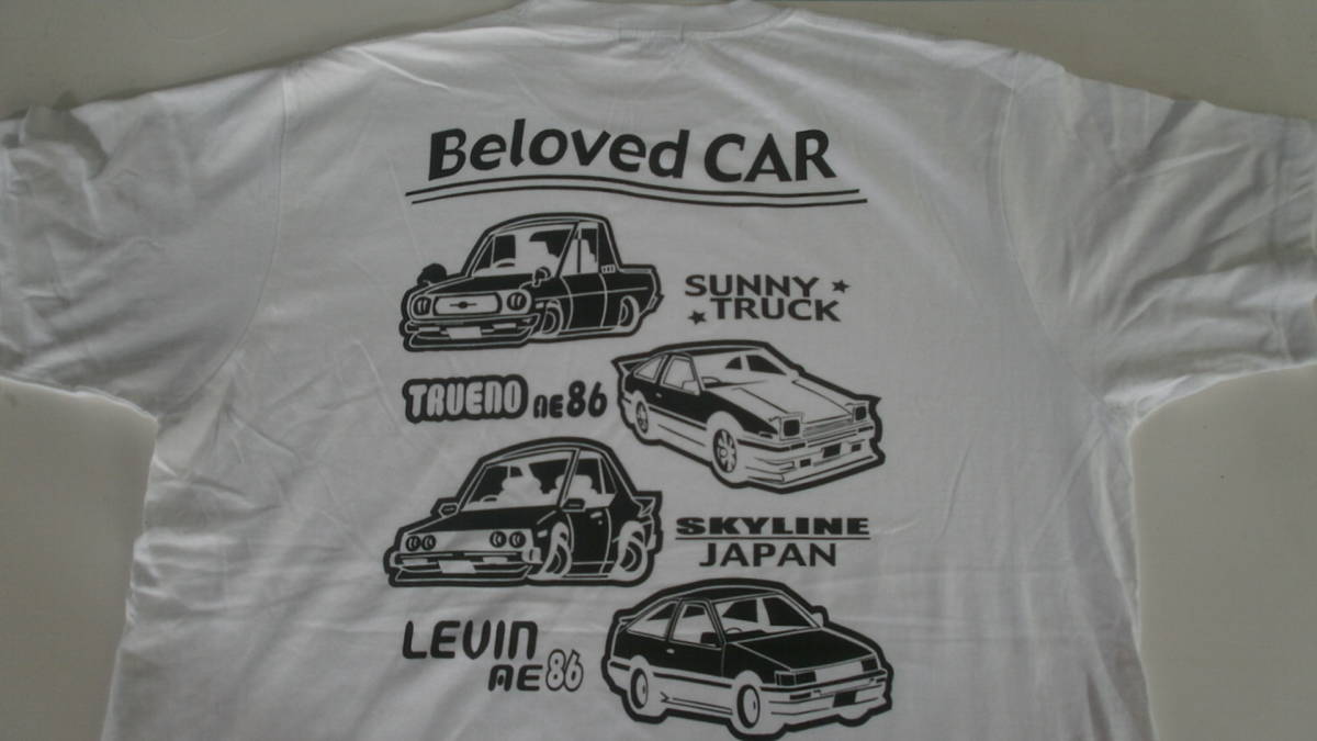 新品 レビン トレノ サニトラ Tシャツ 白 Lサイズ 旧車イラスト の落札情報詳細 ヤフオク落札価格情報 オークフリー スマートフォン版