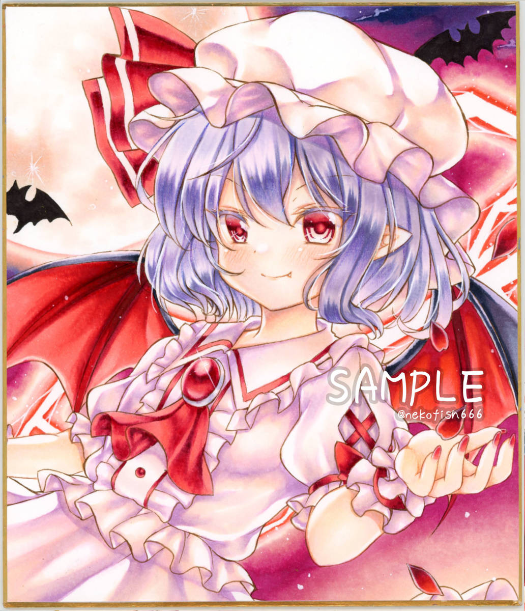 新品】同人手描きイラスト【東方Project】レミリア・スカーレットの