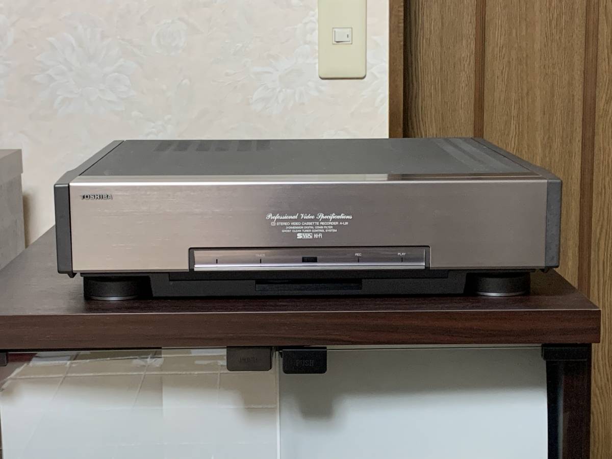 東芝 TOSHIBA S-VHSビデオデッキ A-L91 通電OK ジャンク品 取説