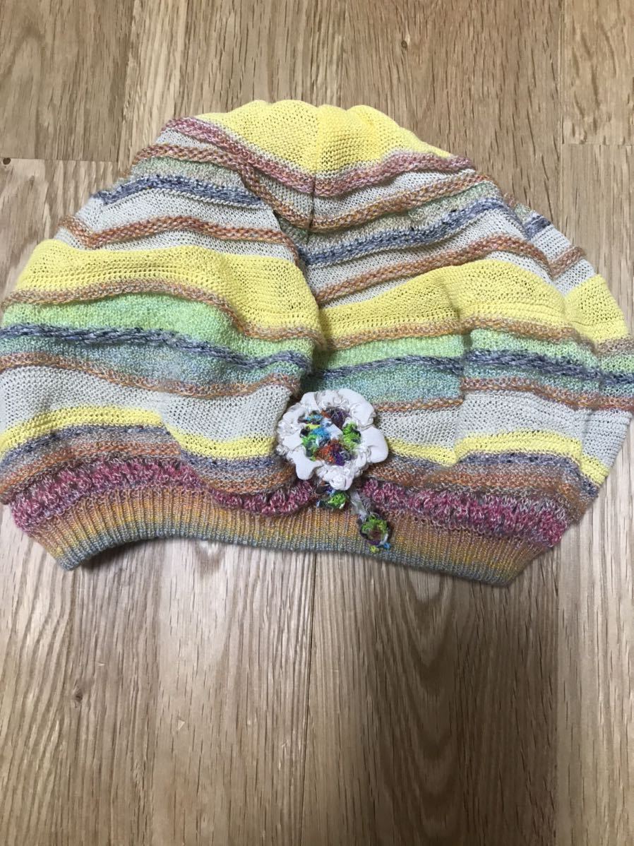 新品】Masaki Kyoko ニットベレー帽 マサキキョウコ/M.&KYOKO
