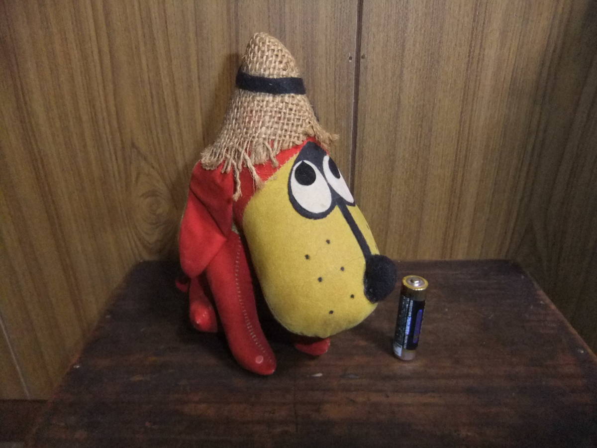 昭和レトロ おがくずの入ったヴィンテージ 動物ぬいぐるみ 帽子をかぶった赤犬 ドリームペッツ 木くず麦わら アニマル の落札情報詳細 ヤフオク落札価格情報 オークフリー スマートフォン版