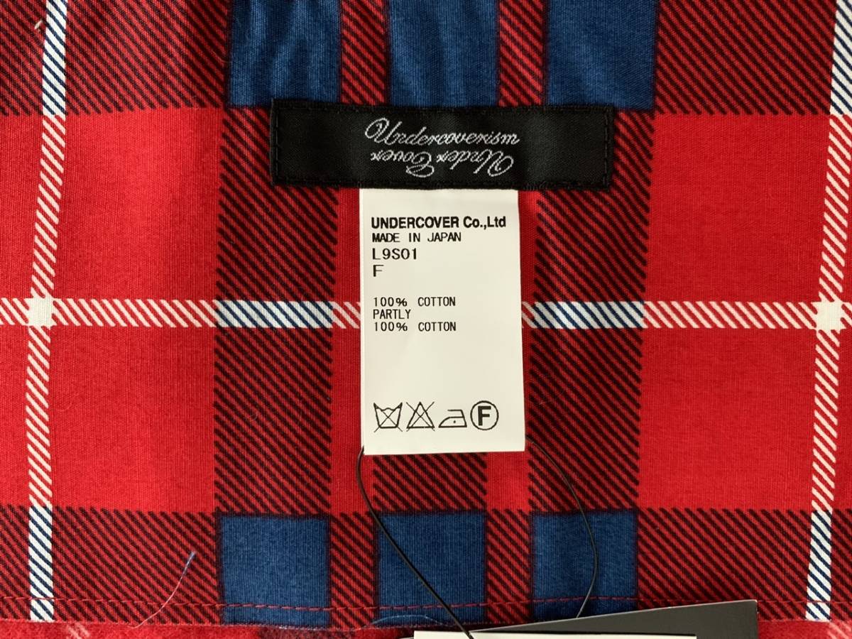 UNDERCOVER 腰巻きストールレッドタータンチェック アンダーカバー