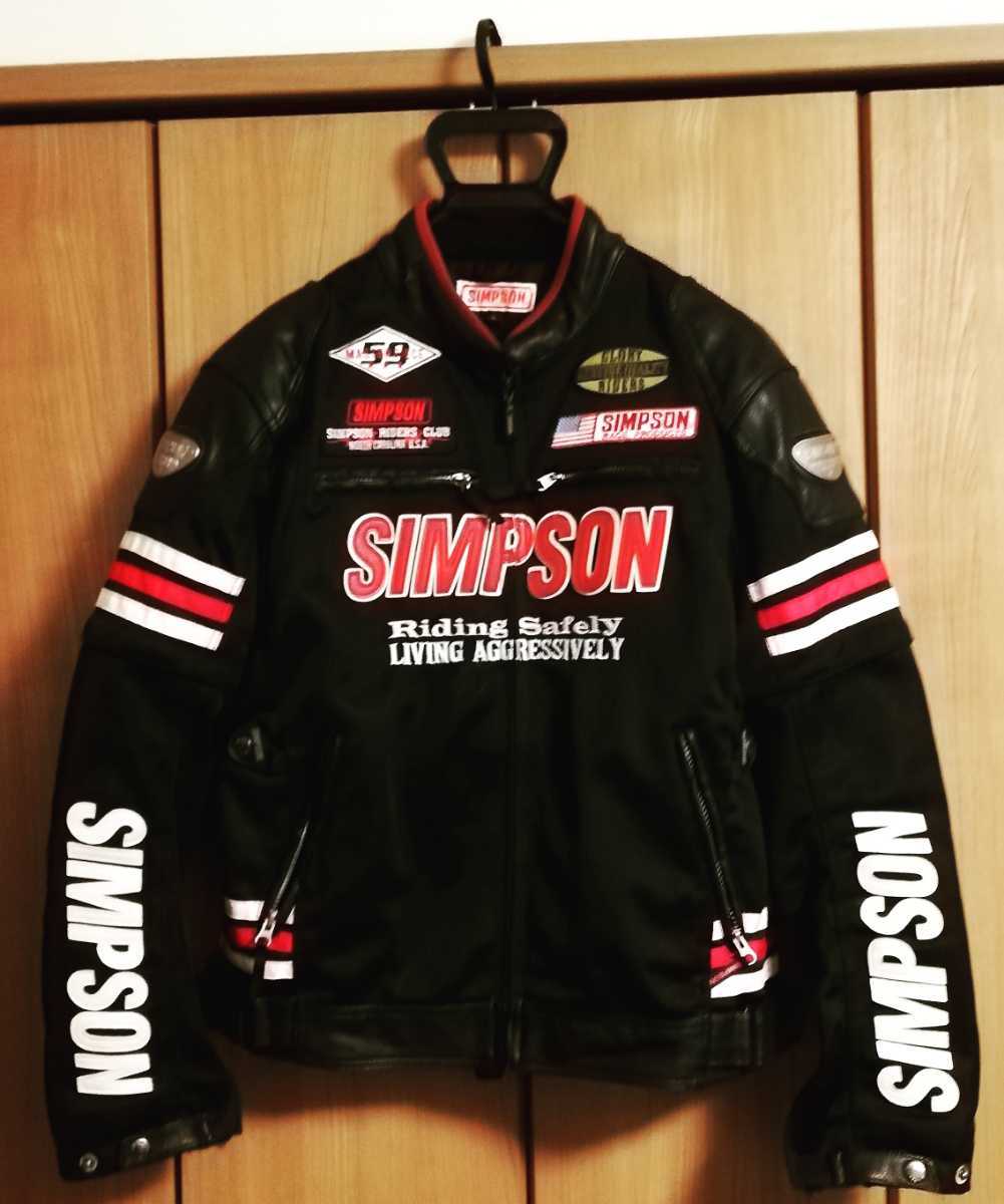 SIMPSON シンプソン バイク ジャケット 刺繍 ワッペン SIMPSON