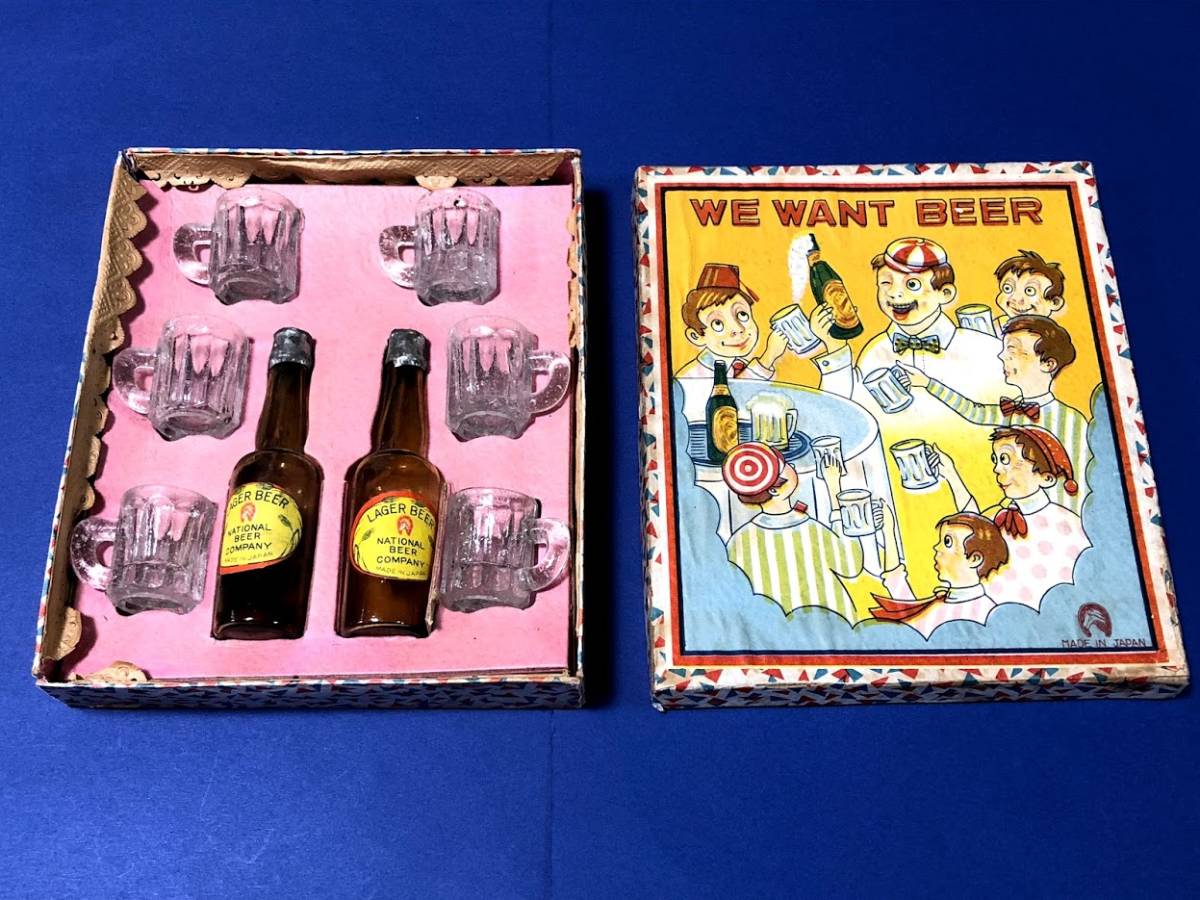 大正~昭和初期 ペロペロ ままごと 珍品 箱入り ビール瓶 大正~昭和初期 ペロペロ ままごと 珍品 箱入り ビール瓶